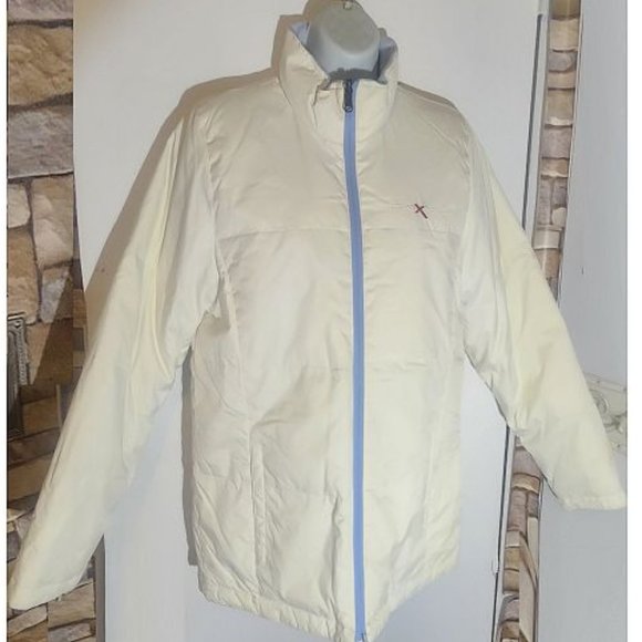 ZeroXposur White zipper front lined jacket in size X-small - Picture 14 of 15